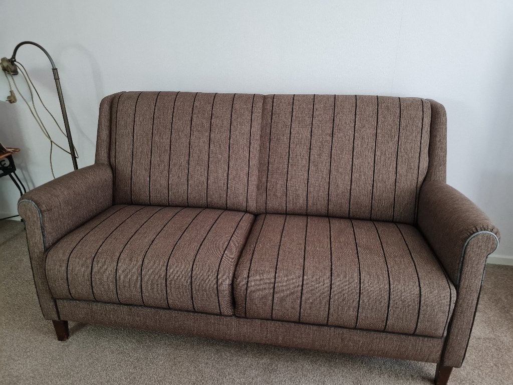 Senioren bank, Huis en Inrichting, Ophalen, Gebruikt, 150 tot 200 cm, Tweepersoons