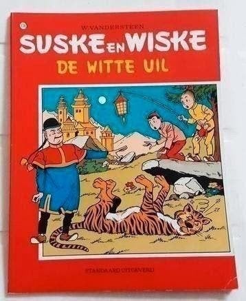 Suske en Wiske 134 De witte uil - Willy Vandersteen 1976, Eén stripboek, Ophalen of Verzenden, Zo goed als nieuw