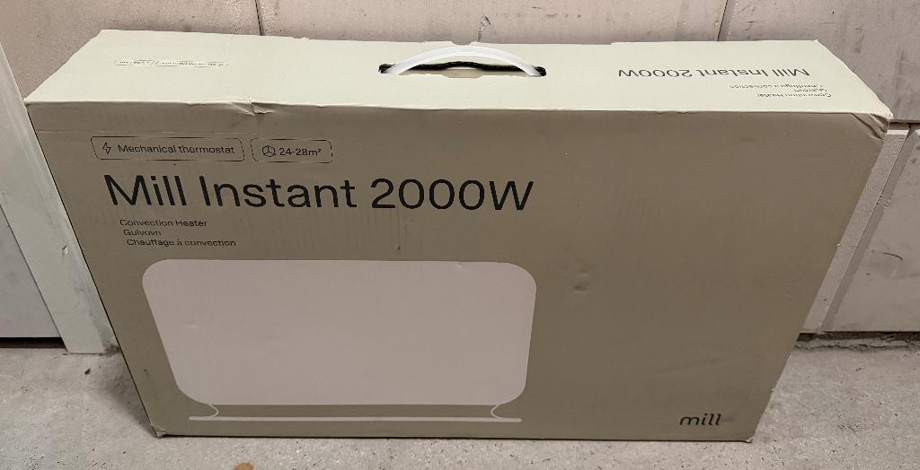 Mill Instant 2000W, Doe-het-zelf en Verbouw, Verwarming en Radiatoren, 30 tot 80 cm, Radiator, Minder dan 60 cm, Ophalen of Verzenden