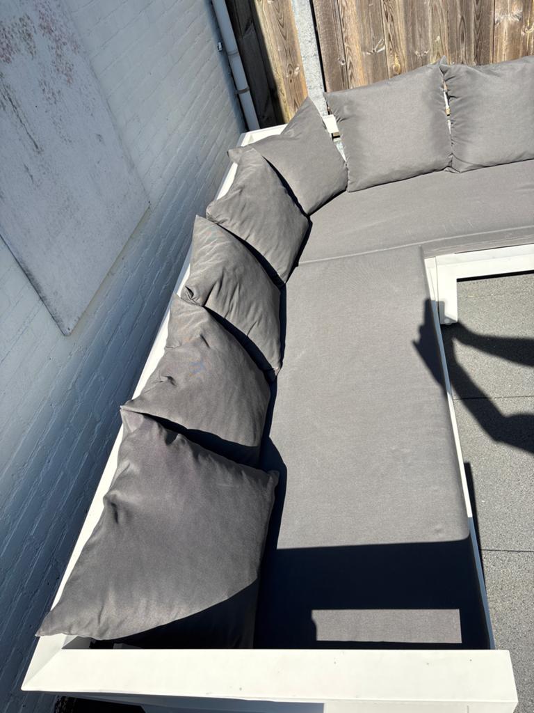 Kussens voor lougeset, Tuin en Terras, Tuinsets en Loungesets, Ophalen, Gebruikt, Loungeset, Bank