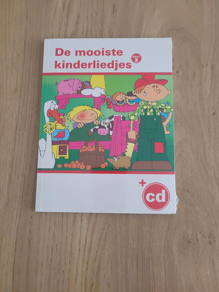 De Mooiste Kinderliedjes Deel 3 + CD - Nieuw, Ophalen of Verzenden, Nieuw in verpakking, Muziek, 6 tot 9 jaar