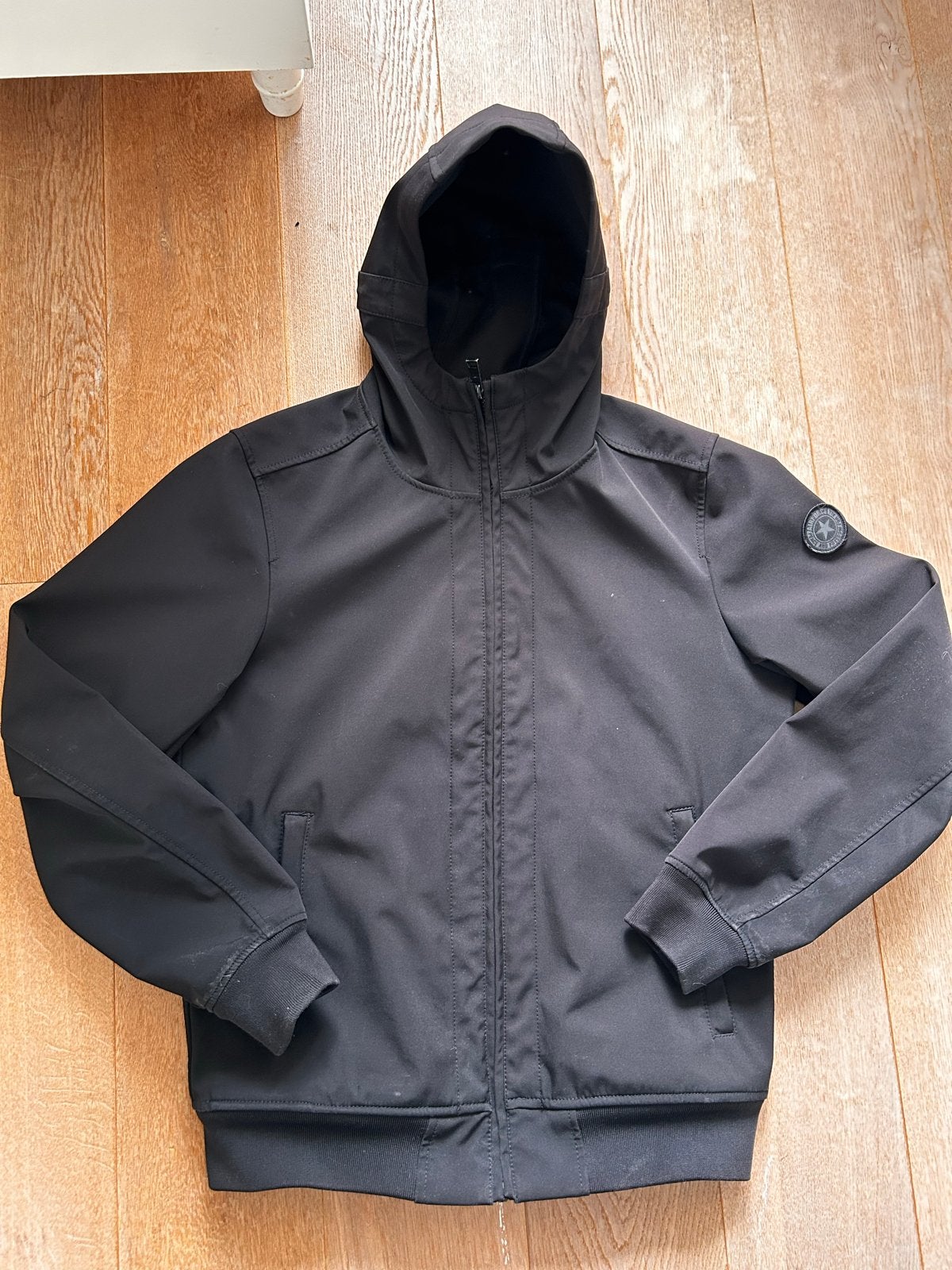 Airforce softshell jas zwart maat S (origineel), Ophalen of Verzenden, Zo goed als nieuw, Maat 46 (S) of kleiner, Zwart