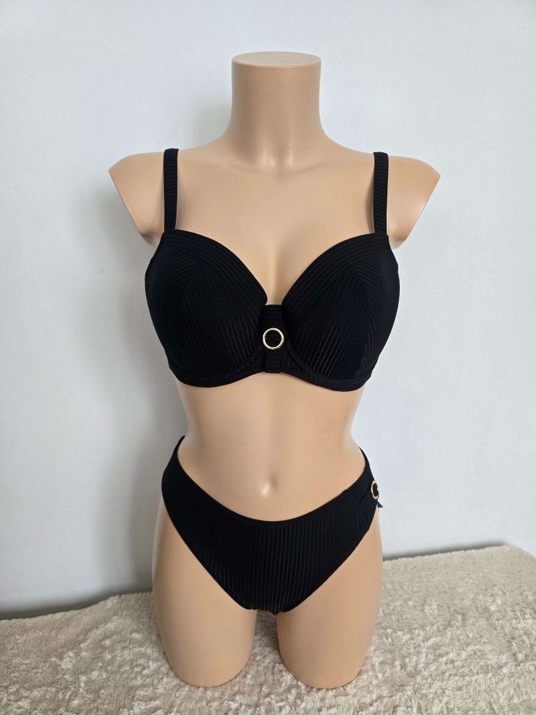 Nieuw prima donna delray bikini top 75d broekje 40M, ., Zwart, Nieuw, Ophalen of Verzenden