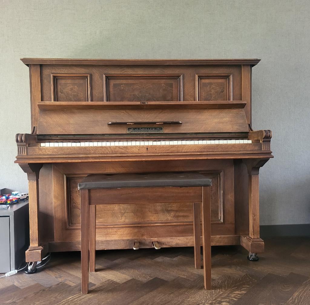 Prachtige klassieke piano, Ophalen, Gebruikt, Bruin, Piano