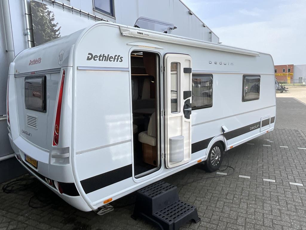 Dethleffs Beduin 540 DMH QUEENSBED-AIRCO, Caravans en Kamperen, Caravans, Schokbreker, Standaardzit, Bedrijf, Dethleffs