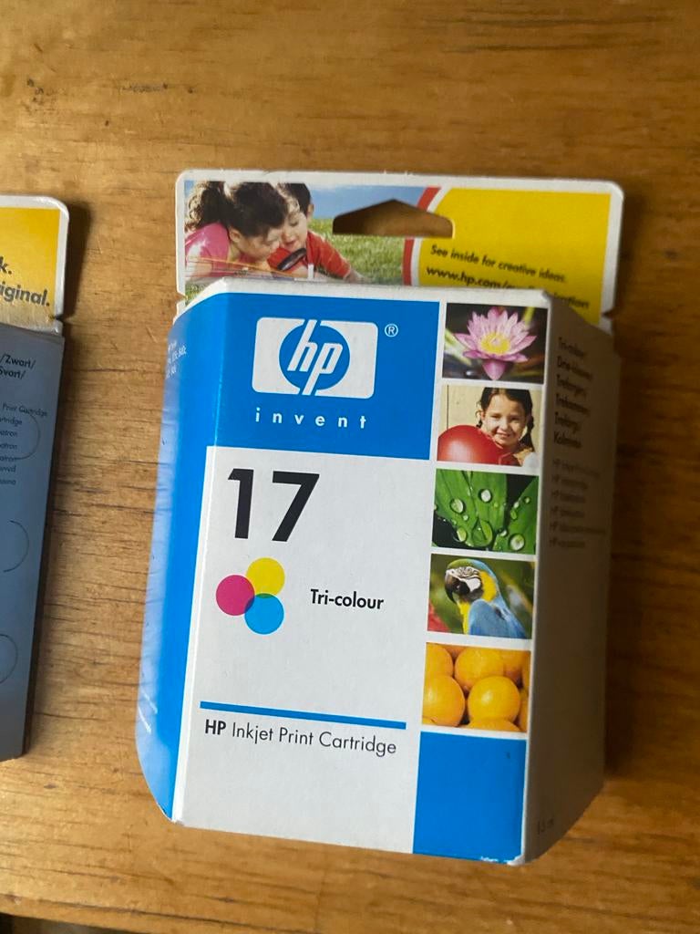 HP 17 en 15 Inktcartridge - Nieuw in verpakking, Computers en Software, Ophalen of Verzenden, Nieuw, Cartridge