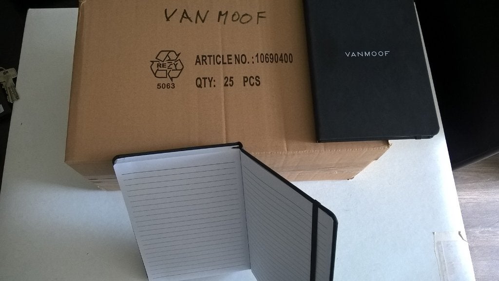 VanMoof bureau notitie boekjes pen mondkapjes 25+50+10, 59 cm of meer, Ophalen of Verzenden, Nieuw, Vanmoof
