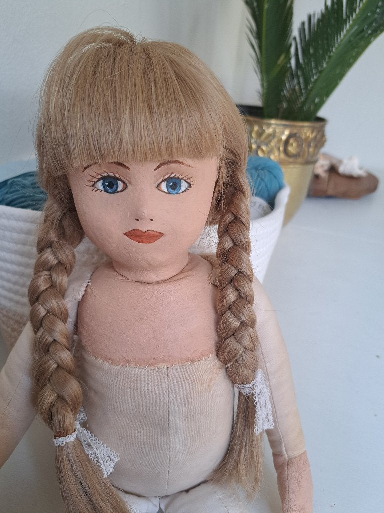 Antieke pop, Ophalen of Verzenden, Gebruikt, Pop