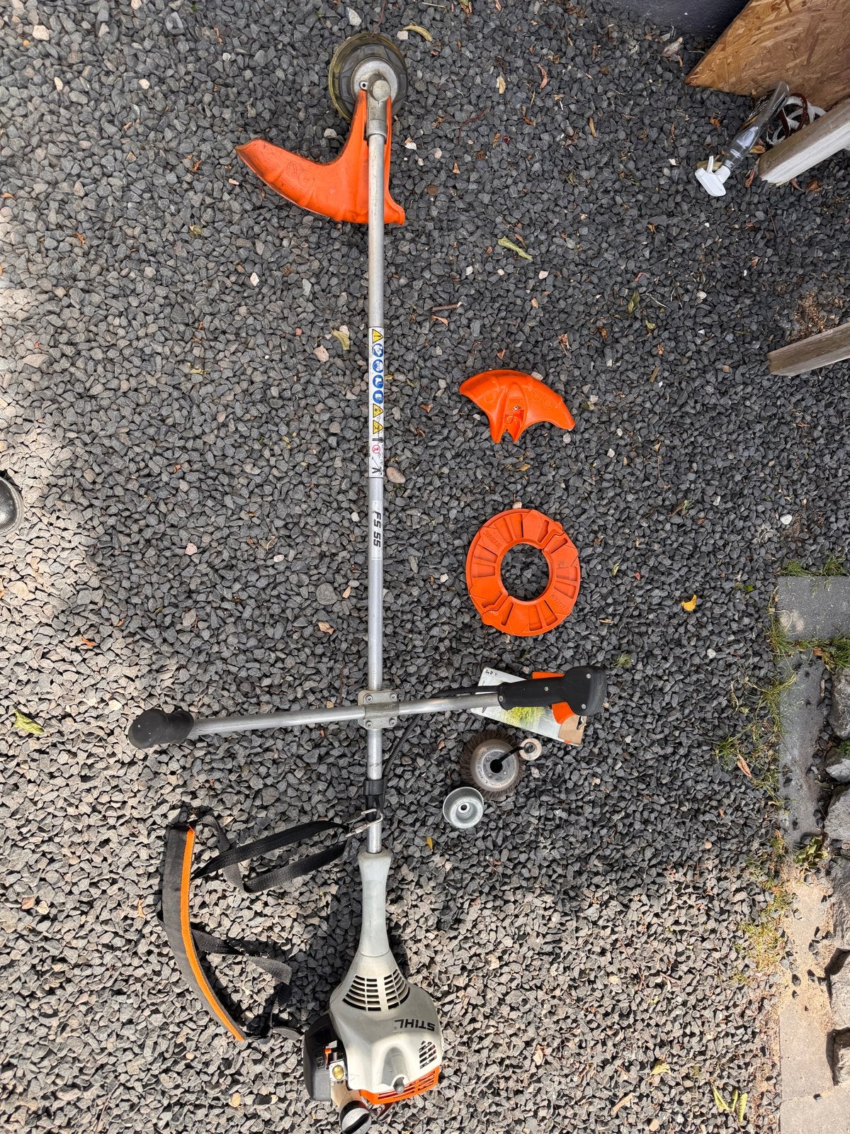 Stihl FS 55 Bosmaaier - Benzine - Goede Staat, Ophalen, Gebruikt, 30 tot 50 cm, Benzine