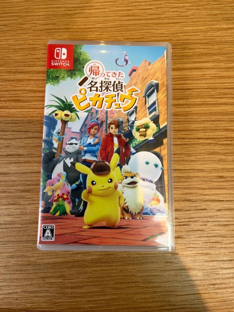 Detective Pikachu Returns -Nintendo Switch- (Japans/Engels), Ophalen, Puzzel en Educatief, 1 speler, Zo goed als nieuw