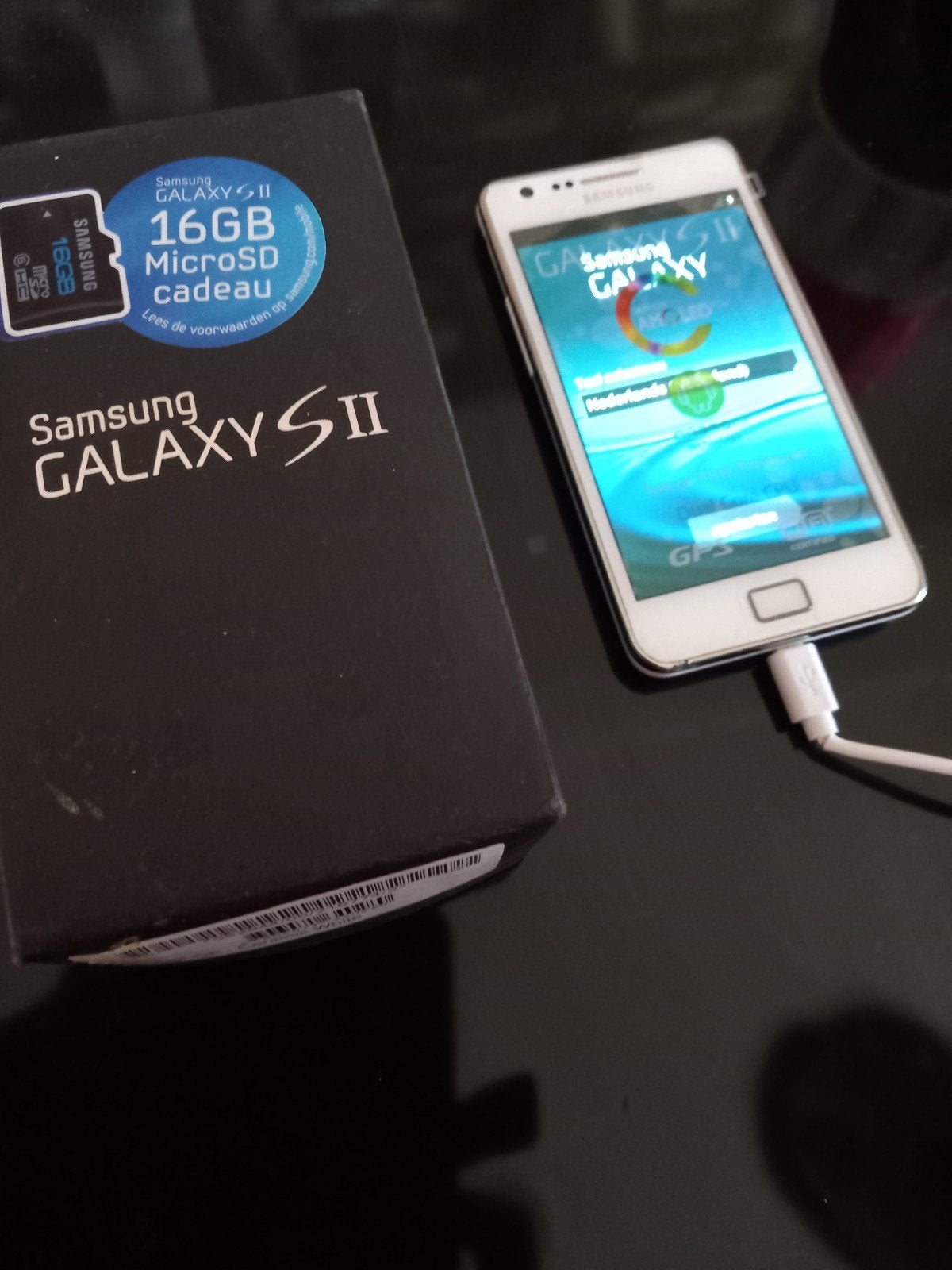 Samsung Galaxy S2 in doos zonder oplader, Ophalen of Verzenden