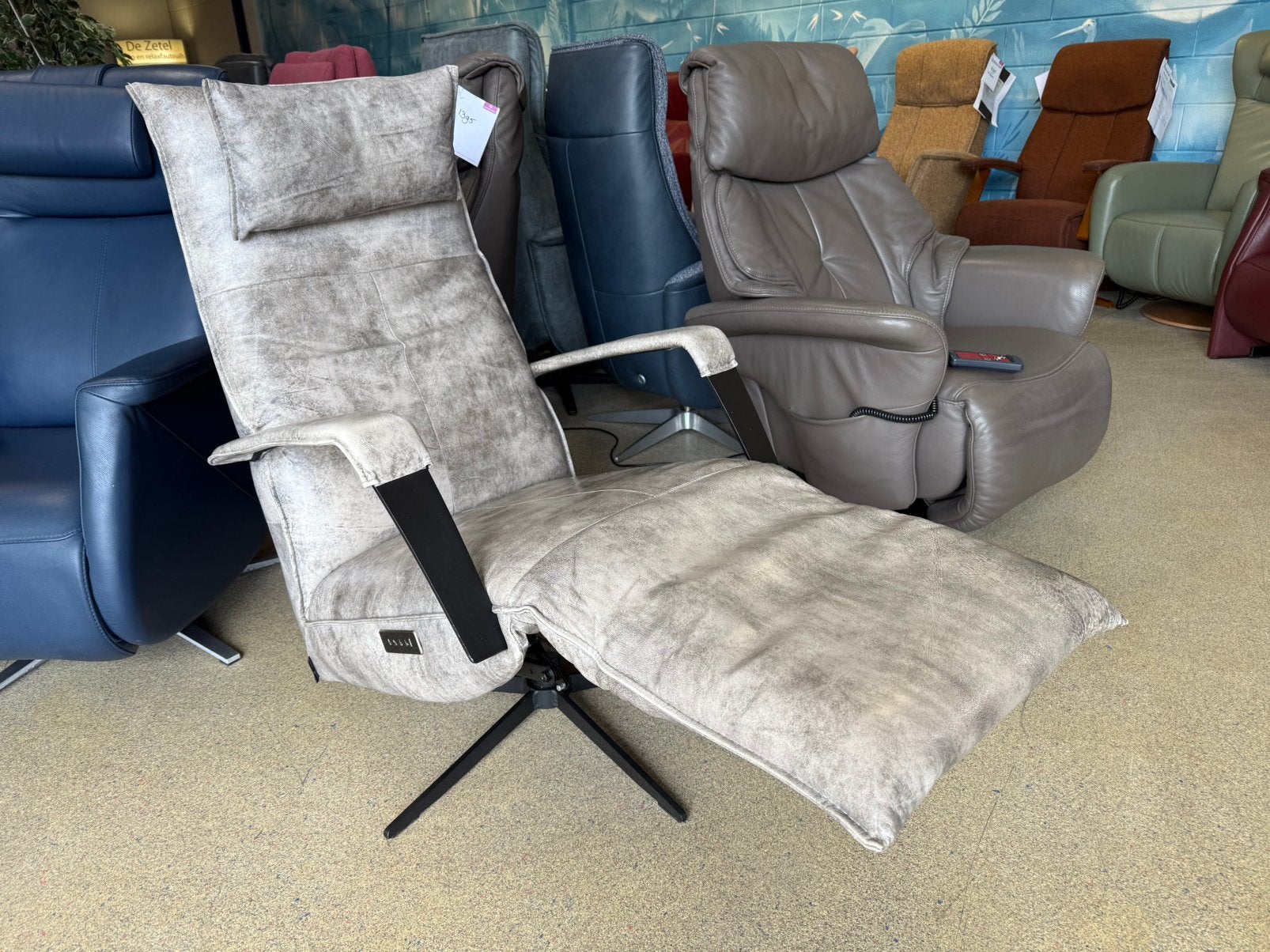 Chilline relaxfauteuil relax stoel gratis bezorging, Ophalen of Verzenden, Zo goed als nieuw, Leer, Ruim 100 modllen in alle kleuren en maten