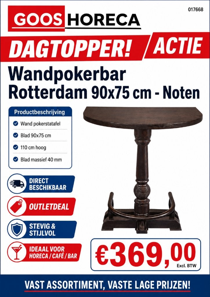 wand poker bar, Ophalen of Verzenden, Nieuw
