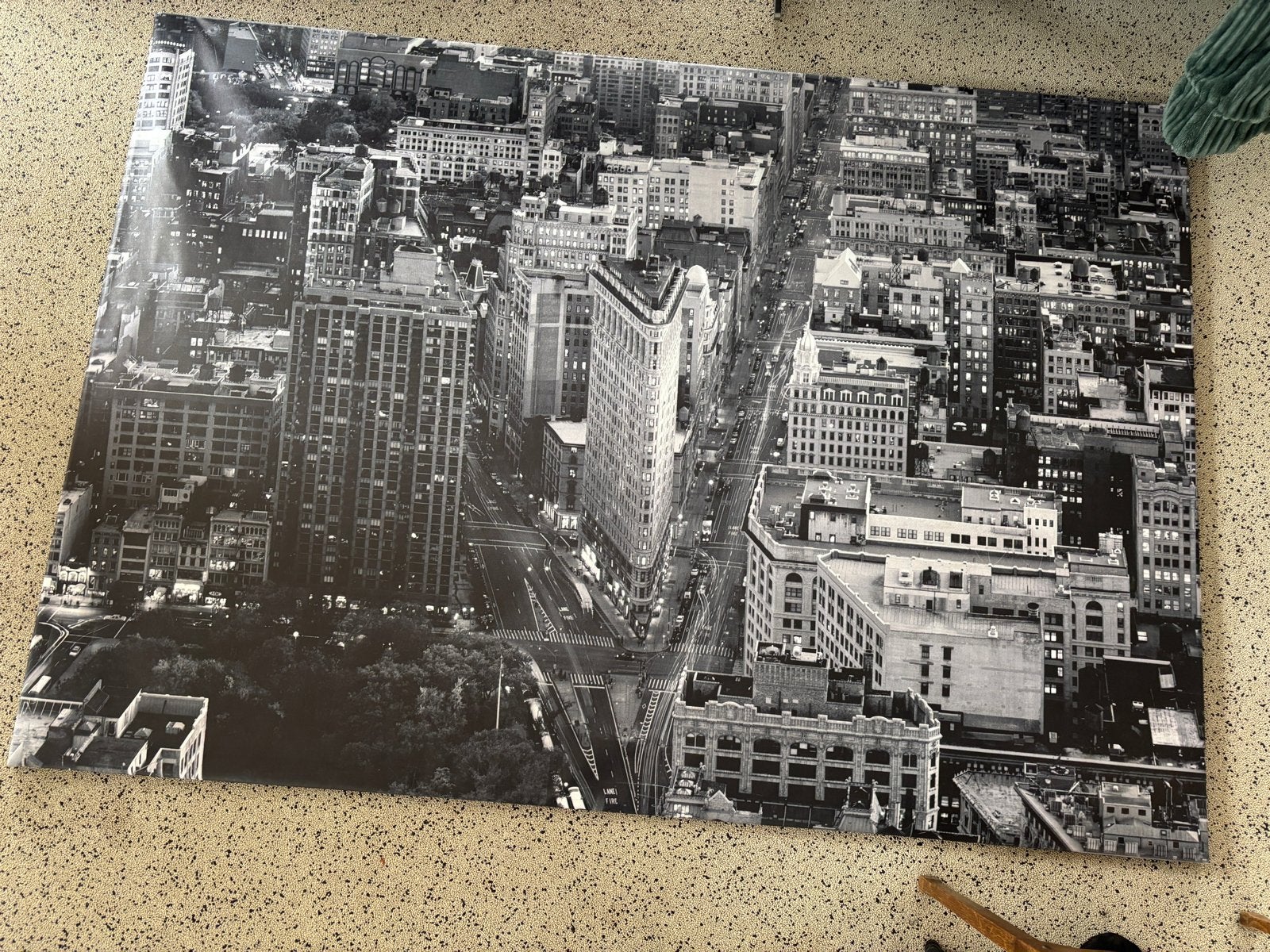 IKEA PREMIAR Flatiron Building New York Canvas, Ophalen, Gebruikt, Oorspronkelijke maker, 125 cm of meer