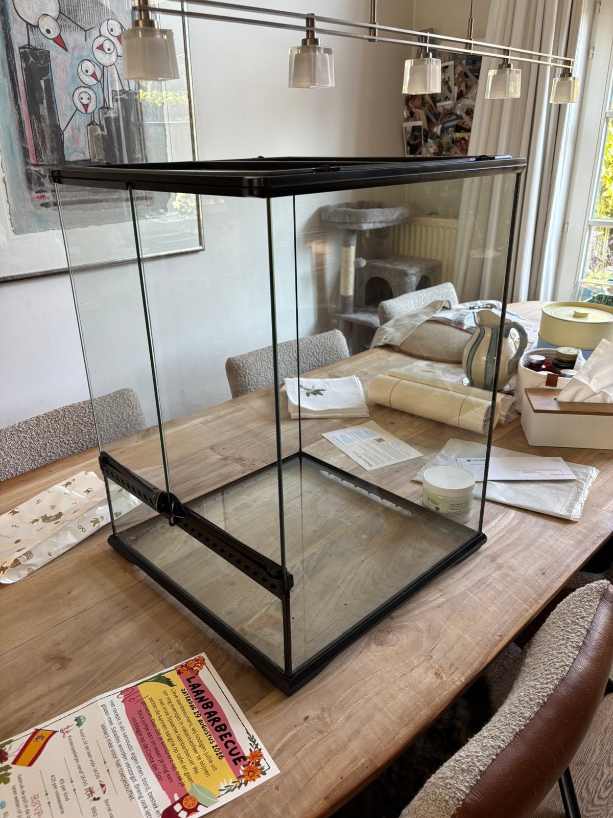 Exo Terra 45x45x60, Ophalen, Zo goed als nieuw, Terrarium of Paludarium