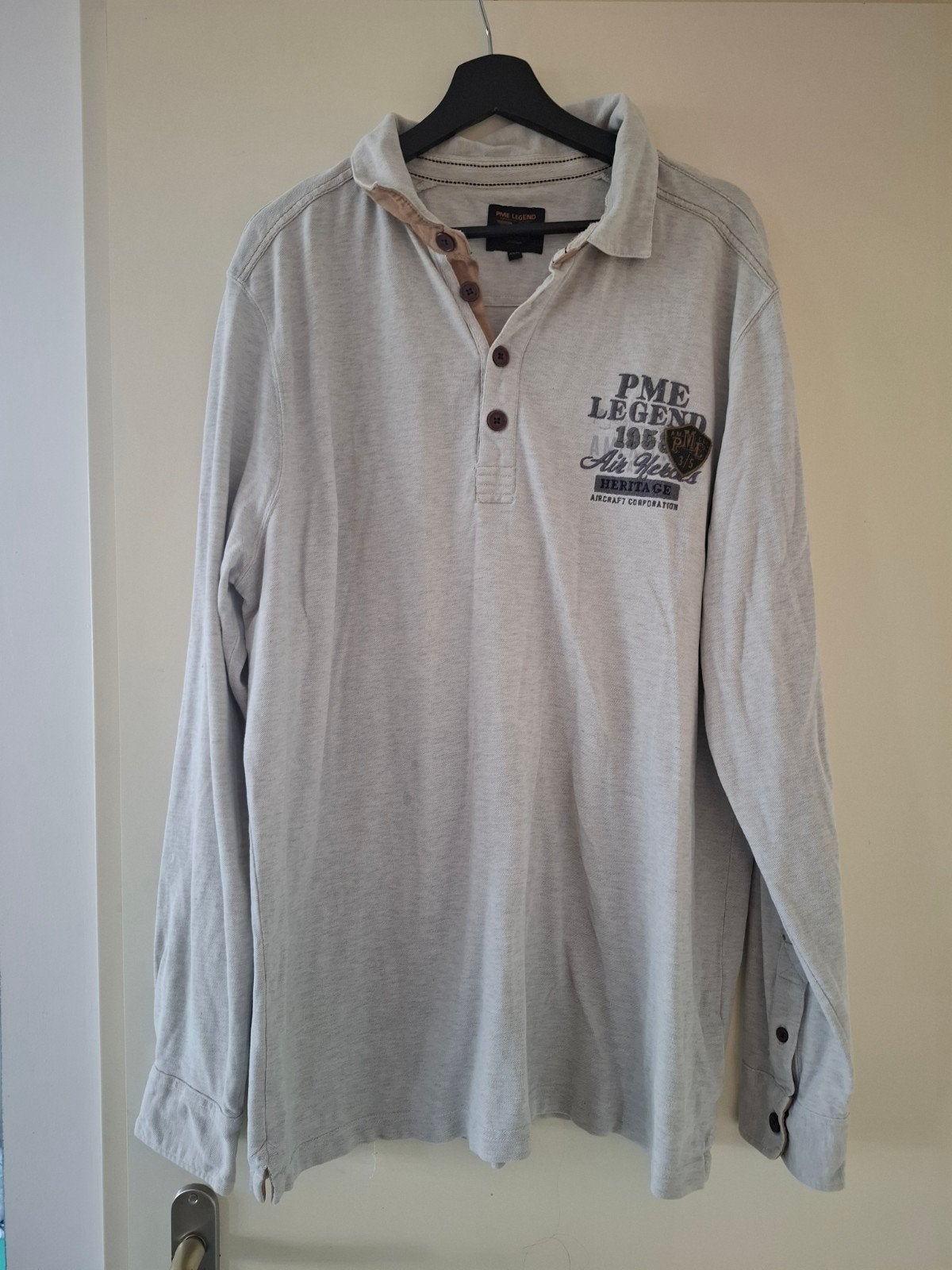PME Legend Longsleeve Polo - Maat 3XL, Ophalen of Verzenden, Gedragen, PME Legend