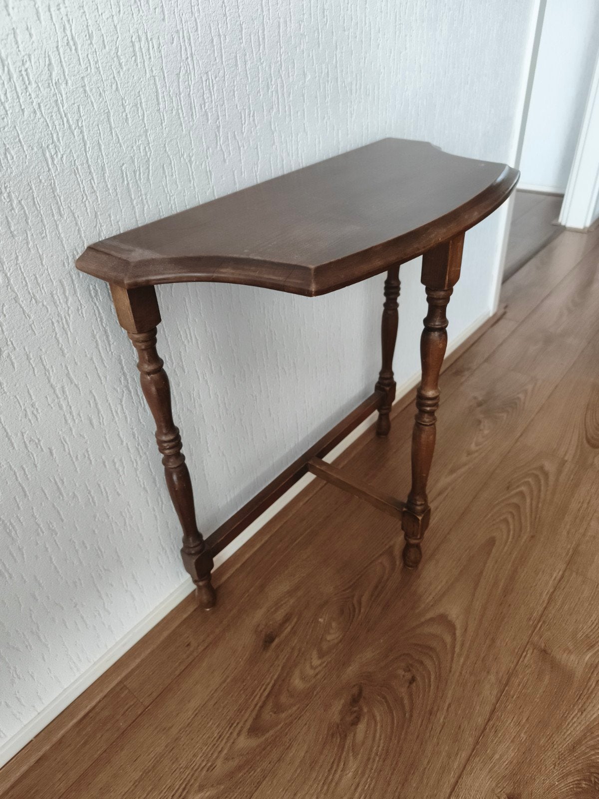 Klassieke houten halftafel / sidetable - 60x30x60 cm, Antiek en Kunst, Antiek | Meubels | Tafels, Ophalen