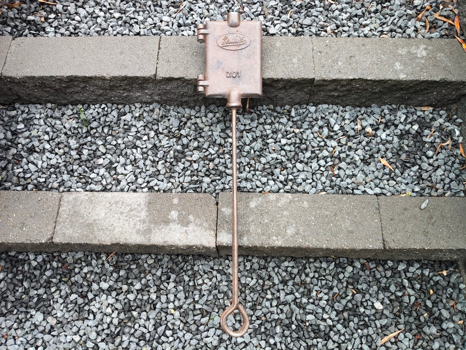 wafelijzer, brocante, Umafo 201, uit Herent, België, Ophalen of Verzenden