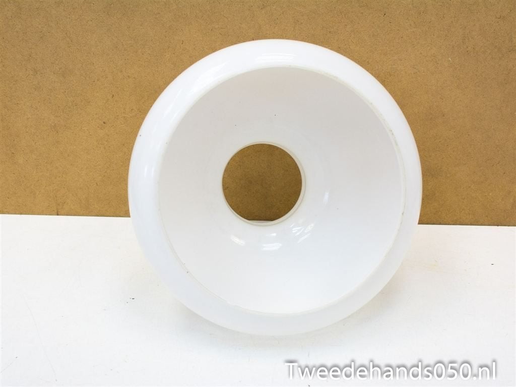 Opaline lampenkap wit 87704, Hanglamp, Gebruikt, Wit, Rond