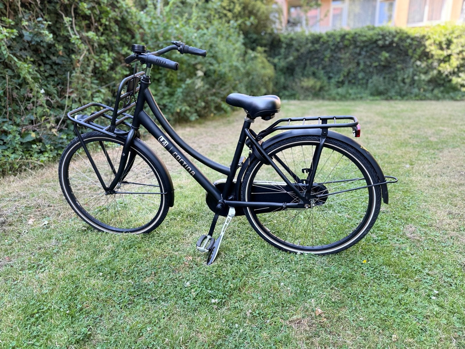 26 inch Cortina U4  met 3 versnellingen - Mat Zwart, Ophalen, Gebruikt, Versnellingen