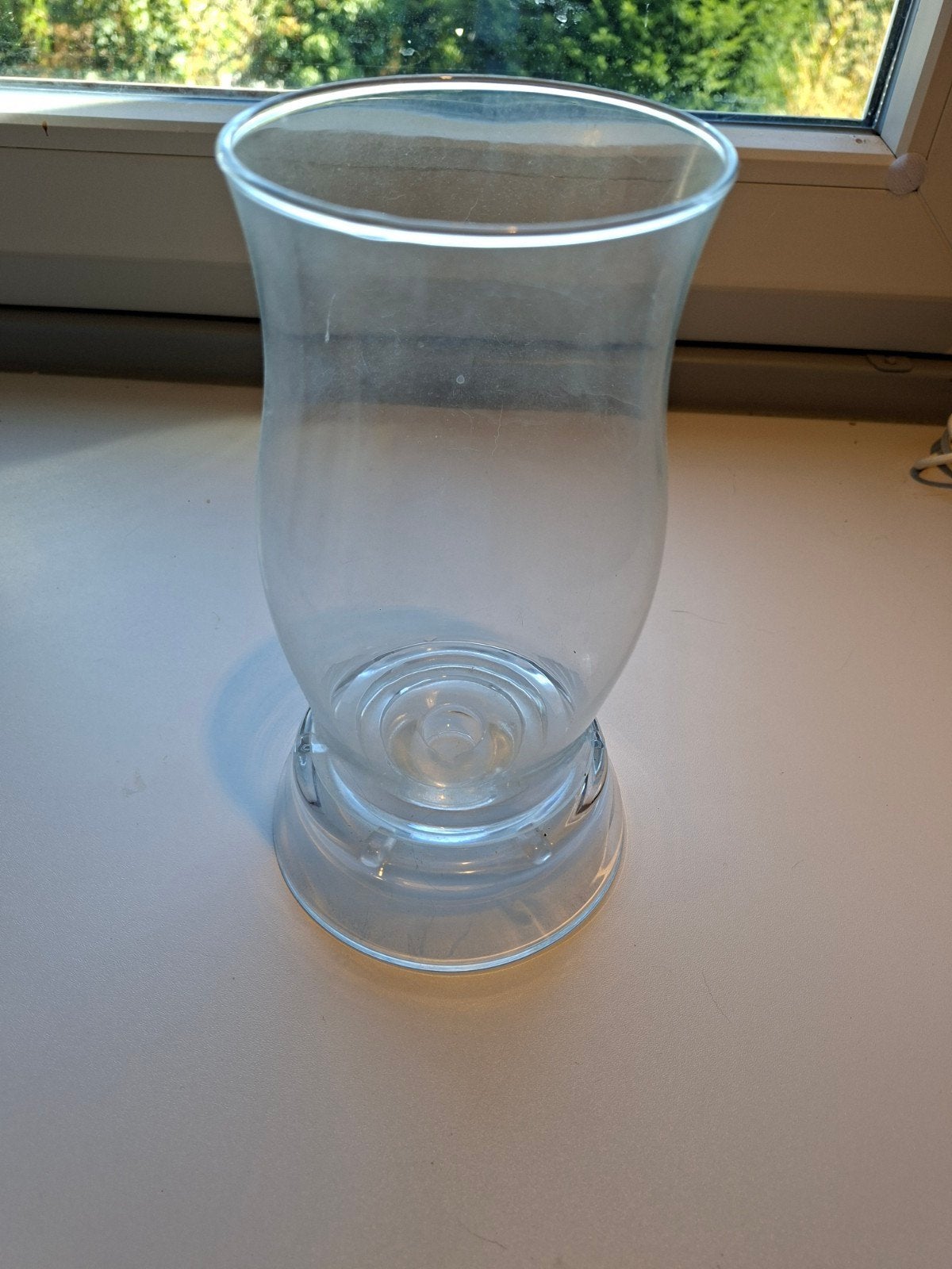 Glazen windlicht, Ophalen of Verzenden