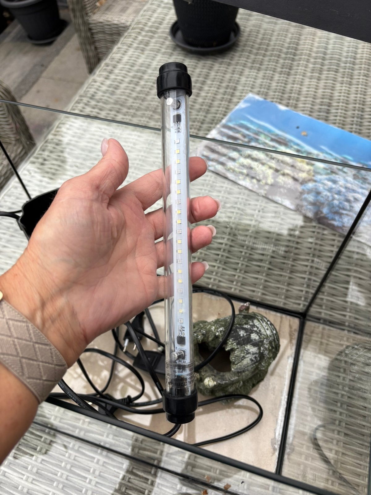 Tetra aquarium, Dieren en Toebehoren, Vissen | Aquaria en Toebehoren, Ophalen, Gebruikt, Pomp, Leeg aquarium