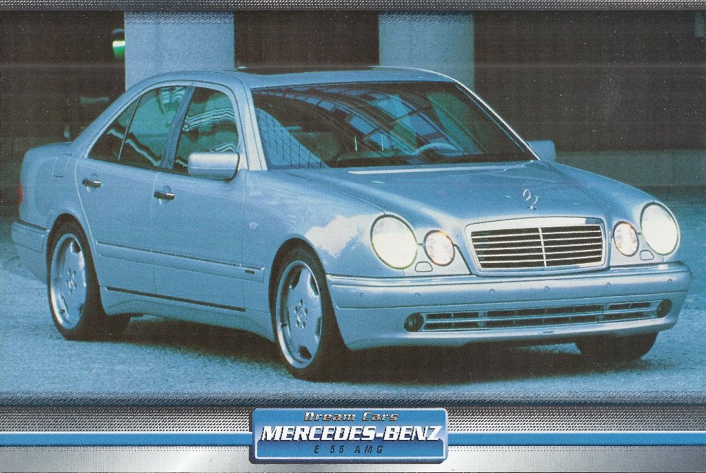 Ma516 foto dream car mercedes benz e 55 -, Ophalen of Verzenden, 1980 tot heden, Zo goed als nieuw, Overige onderwerpen