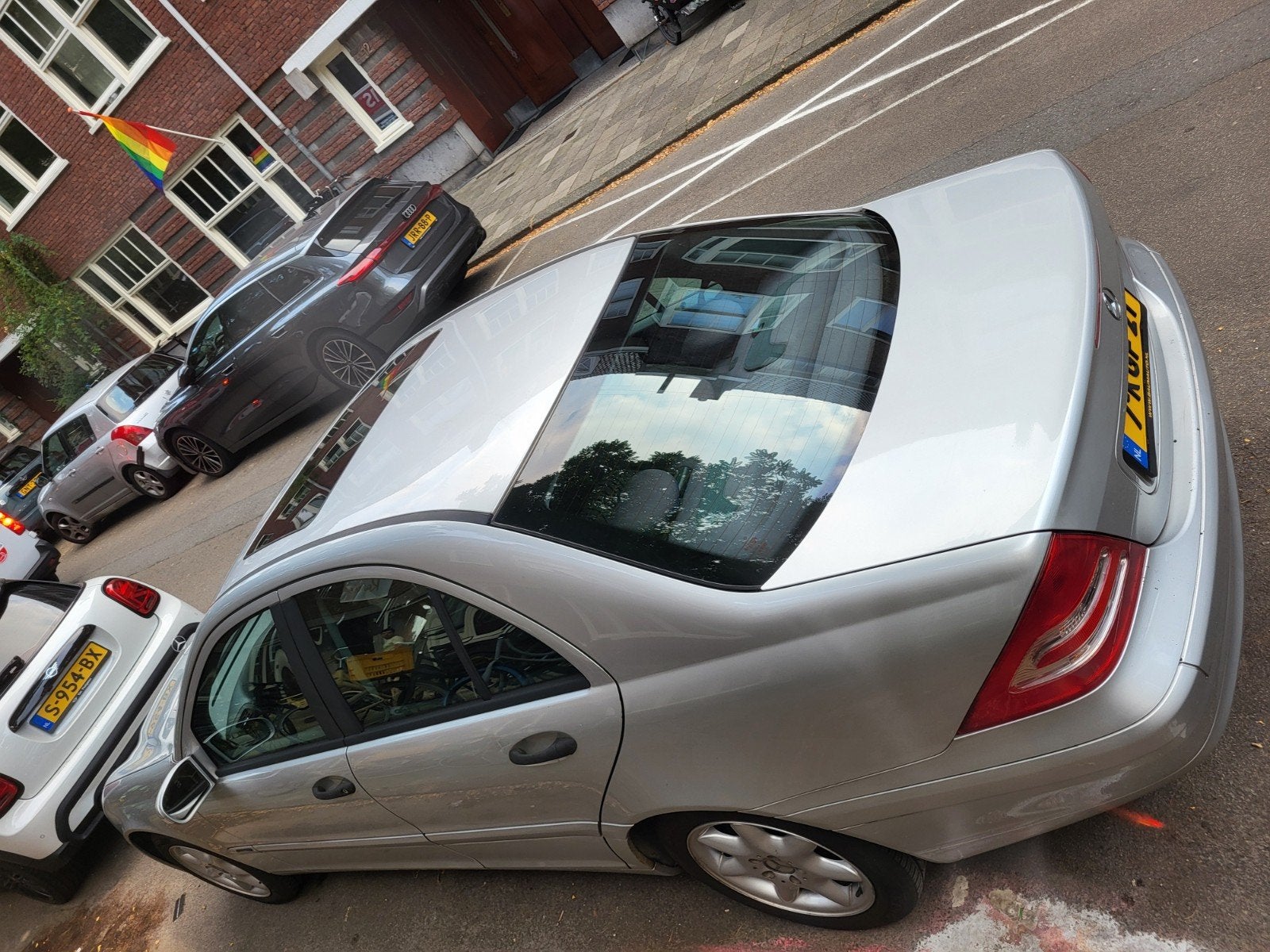 Mercedes-Benz c180 w203, Auto's, Mercedes-Benz, 1998 cc, 742 kg, Automatische klimaatregeling, 129 pk