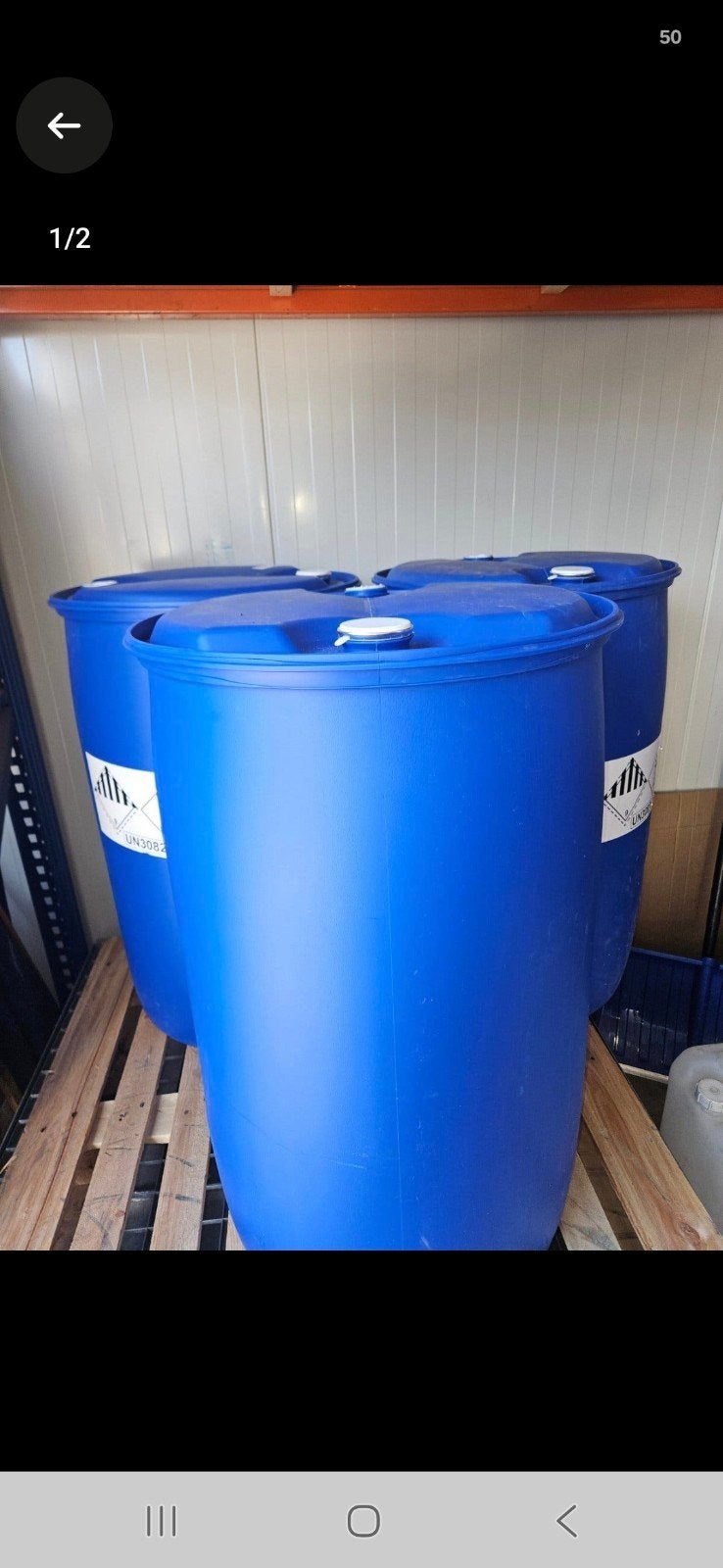 kunststof vaten 200 liter, Tuin en Terras, Ophalen