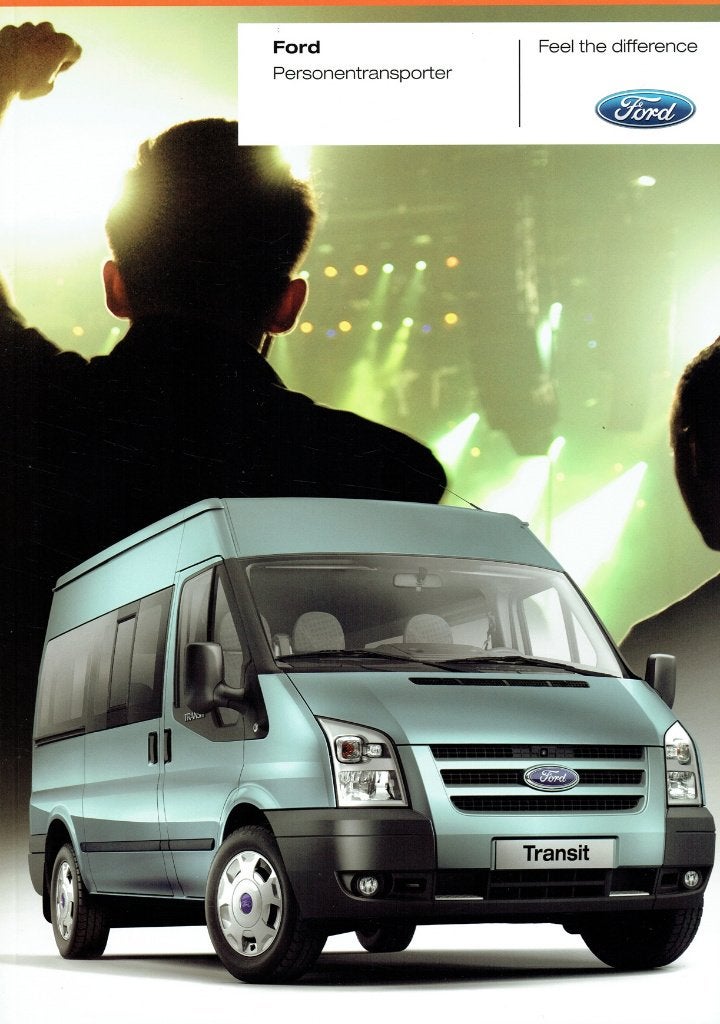 Folder Ford Transit & Tourneo Personentransporter (2011), Verzenden, Zo goed als nieuw, Ford