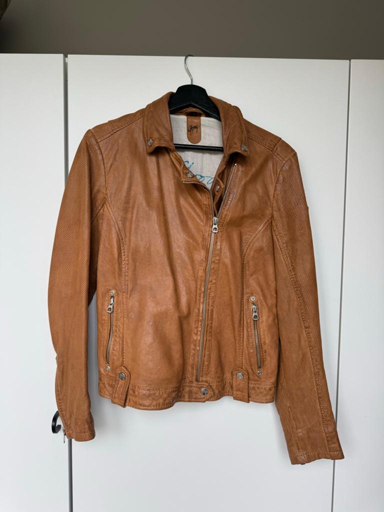 Gipsy by Mauritius leren jas maat S, Ophalen of Verzenden, Zo goed als nieuw, Maat 36 (S), Bruin