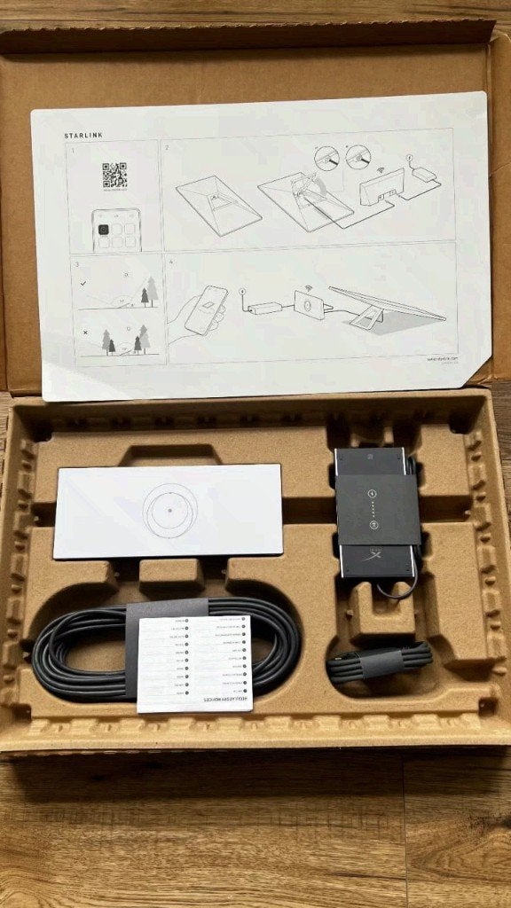 Starlink Standaard Kit Gen3 V4 Ongebruikt, Ophalen of Verzenden, Nieuw, Router met modem, Starlink