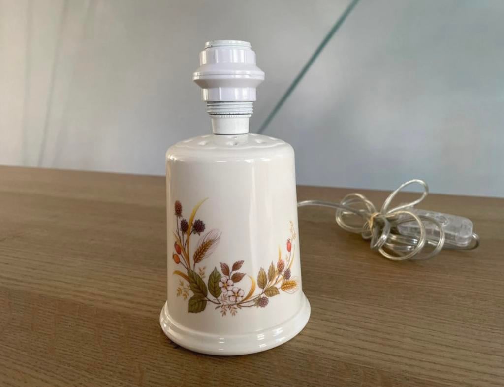 Schattige vintage ‘vingerhoed’ lamp made by me Origin’Lily, Kunststof, Nieuw, Ophalen of Verzenden, Uniek stijlvol vintage upcycle restyle circulair