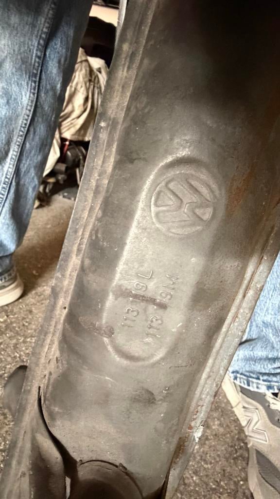 VW kever uitlaat met dubbele aansluitong, Auto-onderdelen, Uitlaatsystemen, Ophalen of Verzenden, Gebruikt, Volkswagen