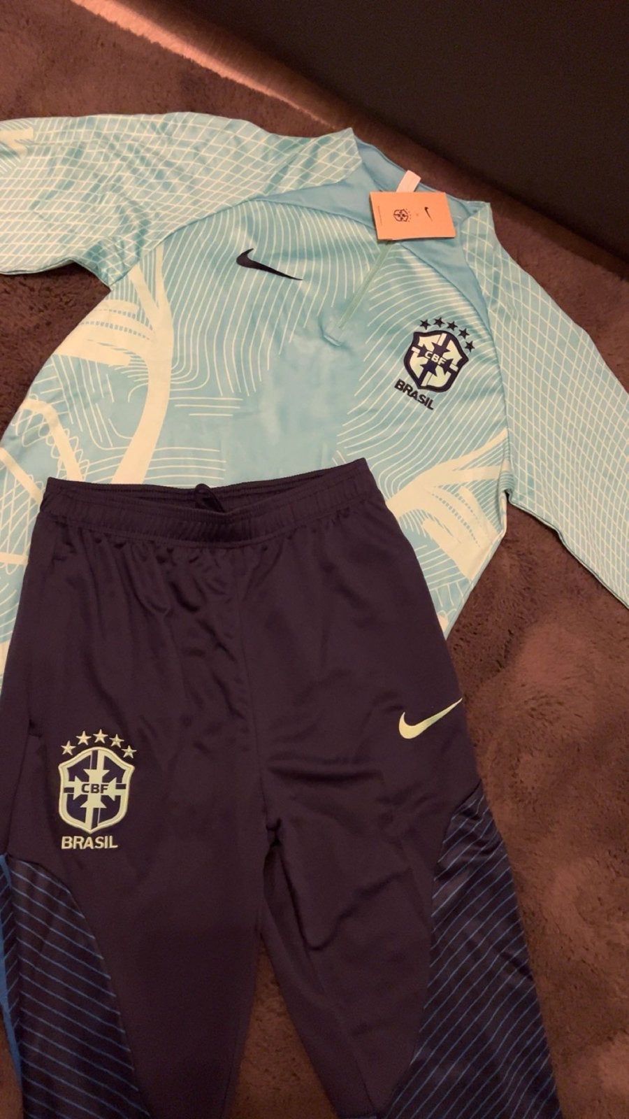 Nike Brazil trainingspak - Maat M, Kleding | Dames, Maat 38/40 (M), Meerkleurig, Nieuw, Ophalen of Verzenden