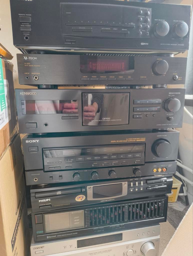 Stereo apparatuur, Audio, Tv en Foto, Stereo-sets, Gebruikt, Cassettedeck, Sony, Ophalen