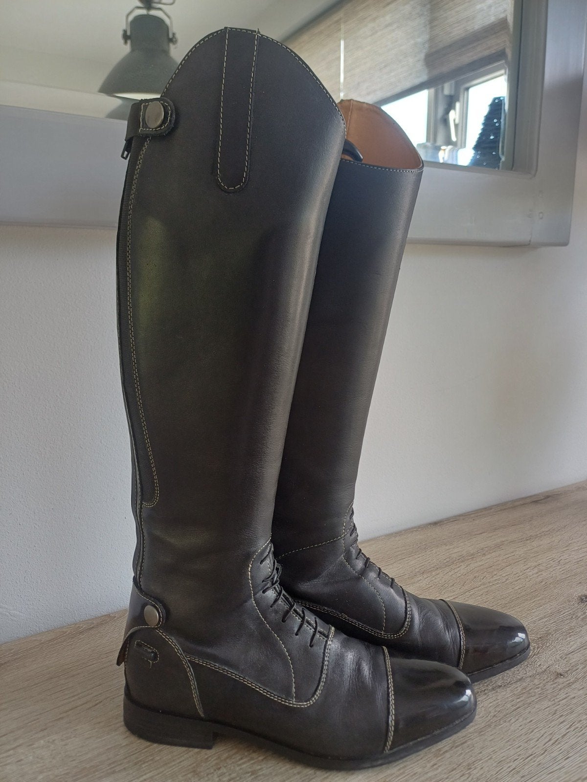 Tk: Prachtige zwarte rijlaarzen van EJ mt 39S, Dieren en Toebehoren, Ophalen of Verzenden, Zo goed als nieuw, Dressuur, Schoeisel