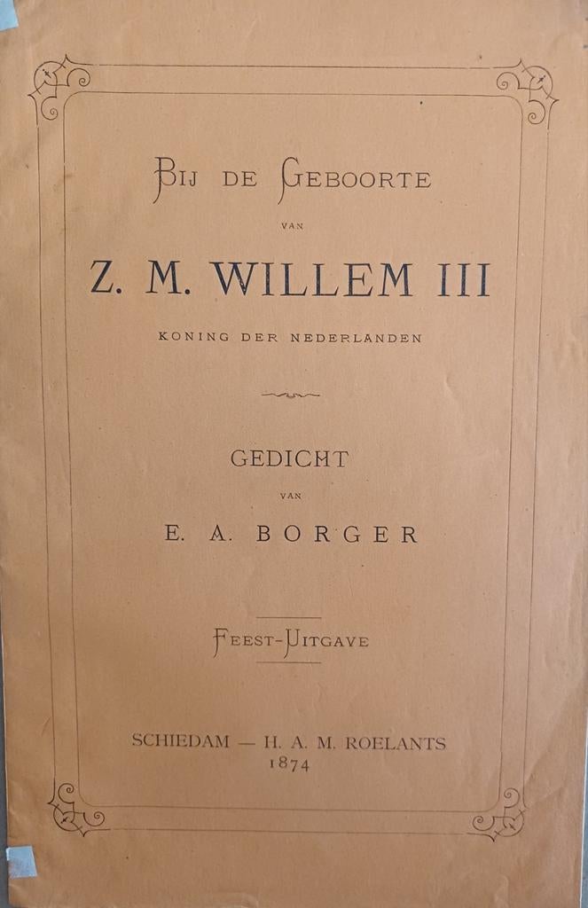 Boekjes Koningshuis betreffende Willem III en Wilhelmina, Antiek en Kunst, Antiek | Boeken en Bijbels, Ophalen of Verzenden