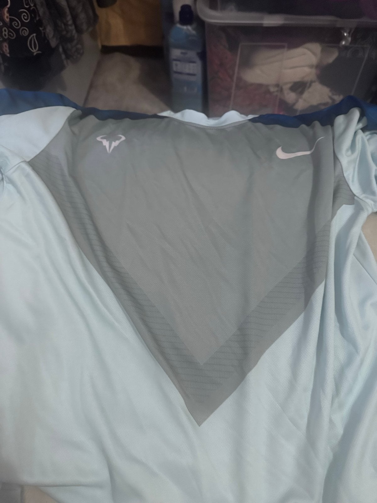 Nike Rafa Nadal Tennis Shirt - Maat L, Ophalen of Verzenden, Gedragen, Maat 52/54 (L), Blauw