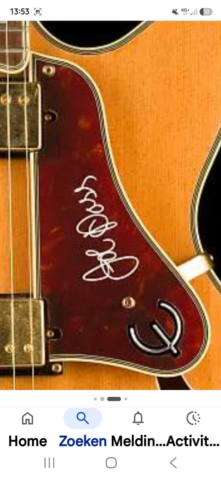 GEZOCHT. PICKGUARD  EPIPHONE EMPEROR II PICKGUARD JOE PASS, Muziek en Instrumenten, Ophalen of Verzenden, Solid body, Overige merken