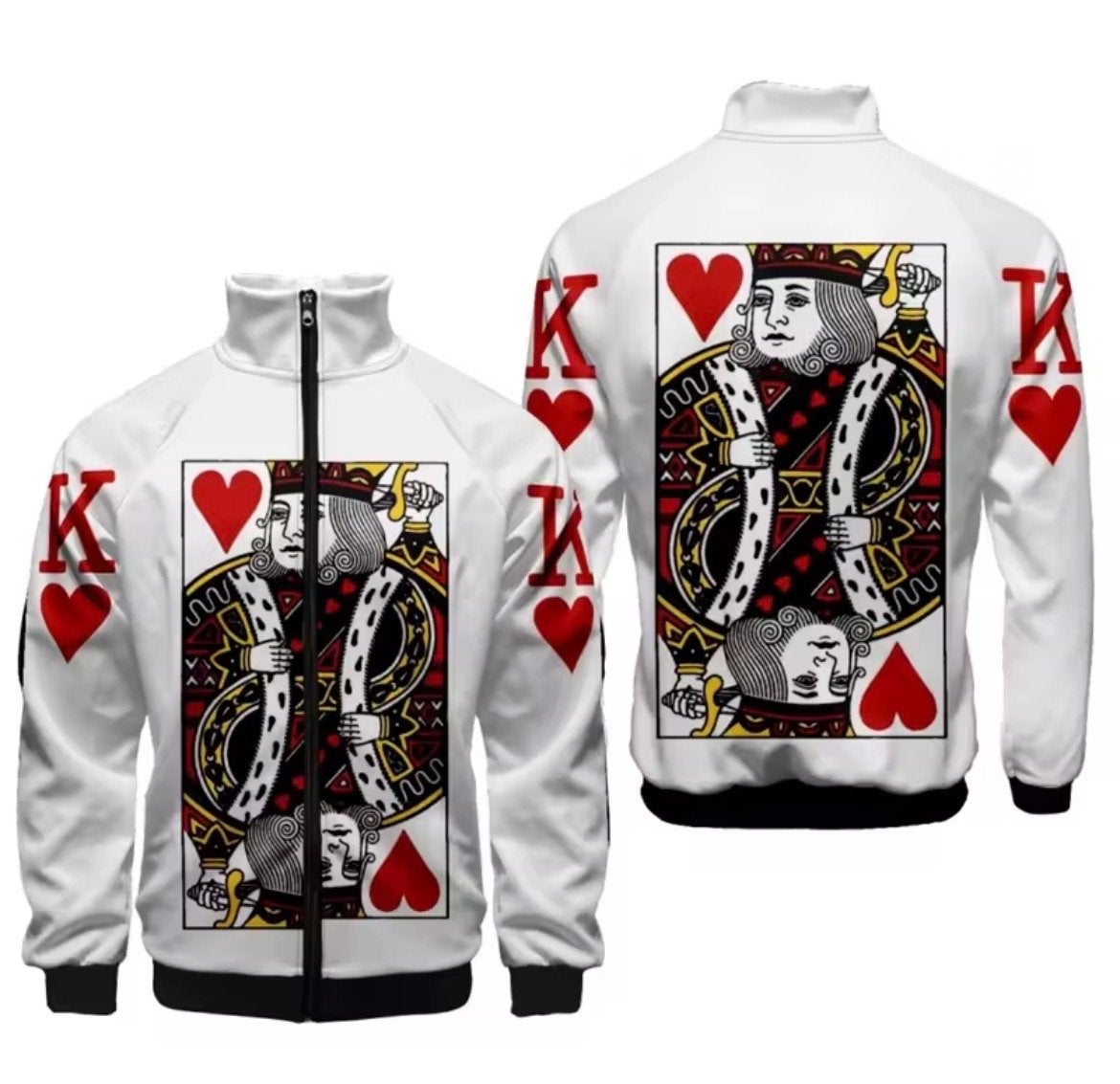 11 Jacks/vesten met speelkaart design, Hobby en Vrije tijd, Ophalen, Zo goed als nieuw