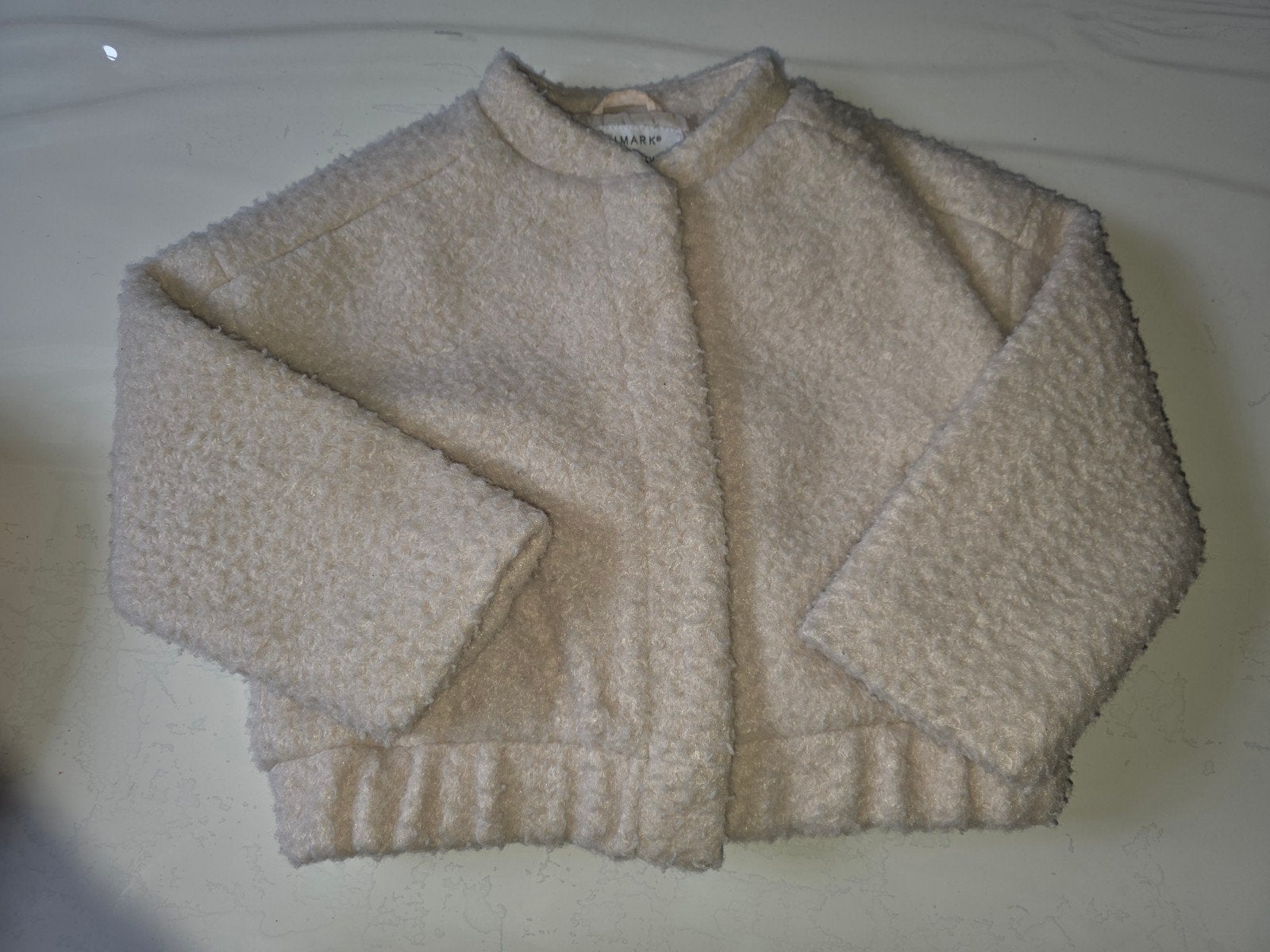 Meisjes jas maat 104 - Crèmekleurig teddy, Meisje, Ophalen of Verzenden, Zo goed als nieuw, Primark