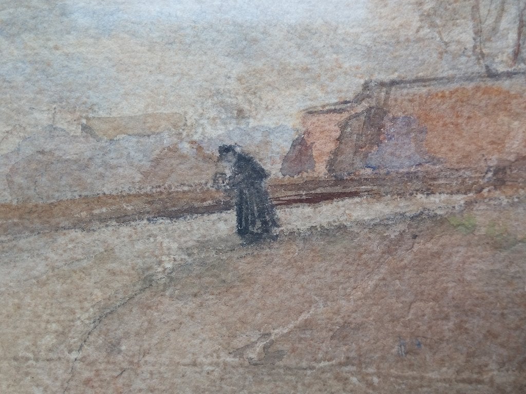 1920s AQUAREL BELG-INDIASE SCHILDERES ZARINA ROOP 1876-1934, Verzenden