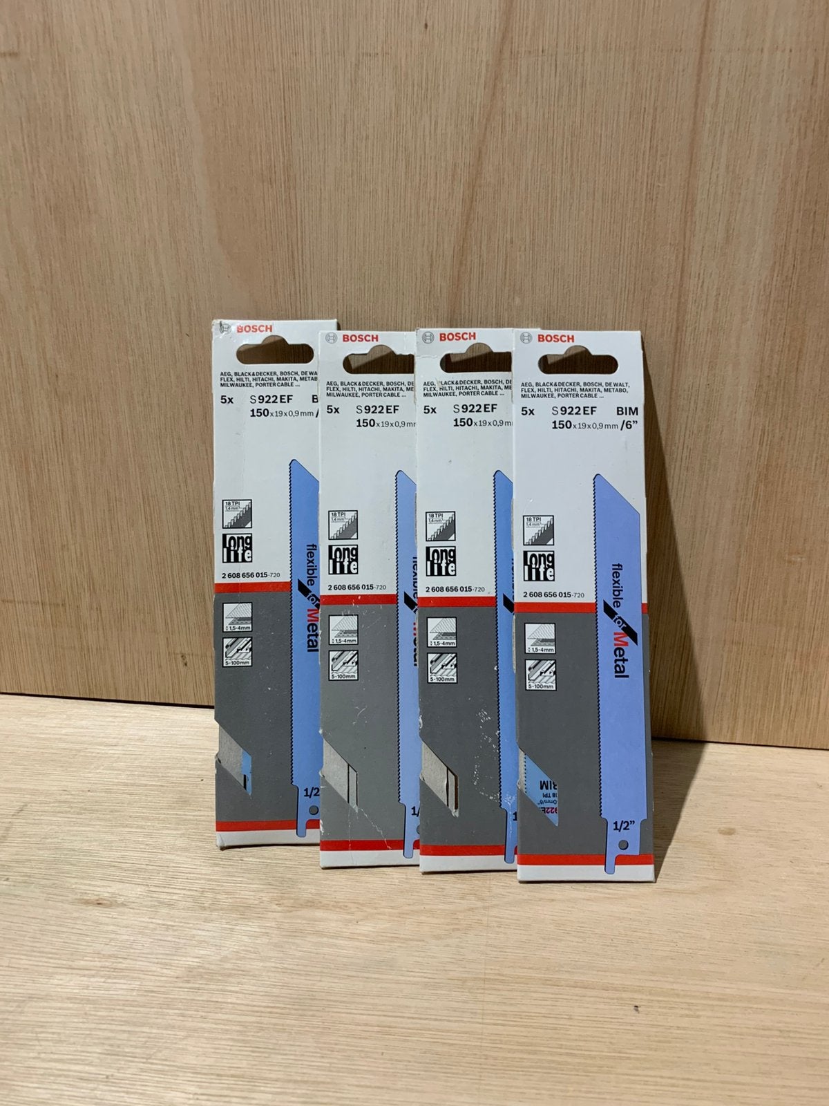 Bosch Reciprozaagbladen S922EF – Nieuw – Verpakt per 5, Bosch, Nieuw, Ophalen of Verzenden, Bosch