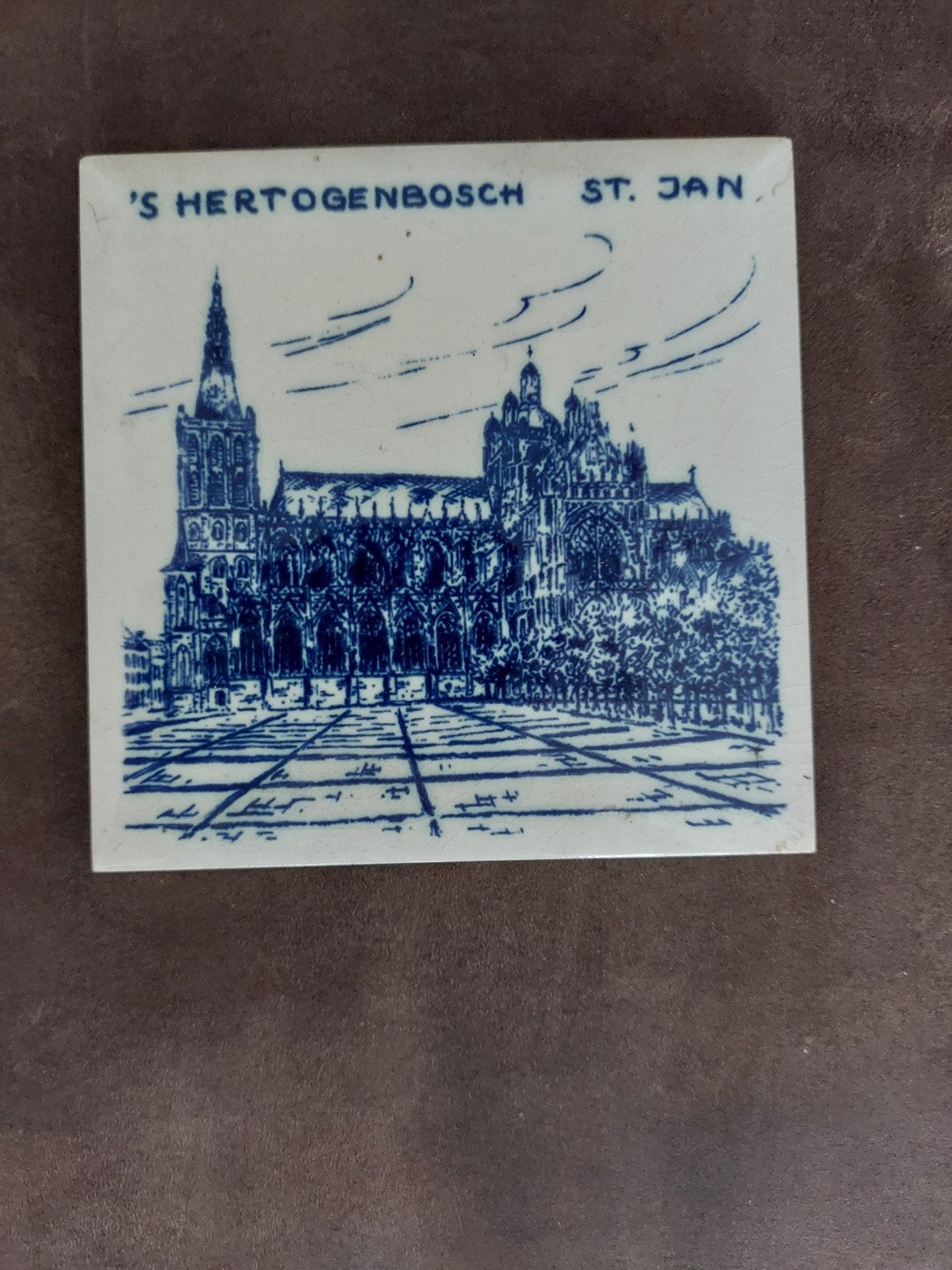 s Hertogenbosch tegeltje St Jan, Ophalen of Verzenden