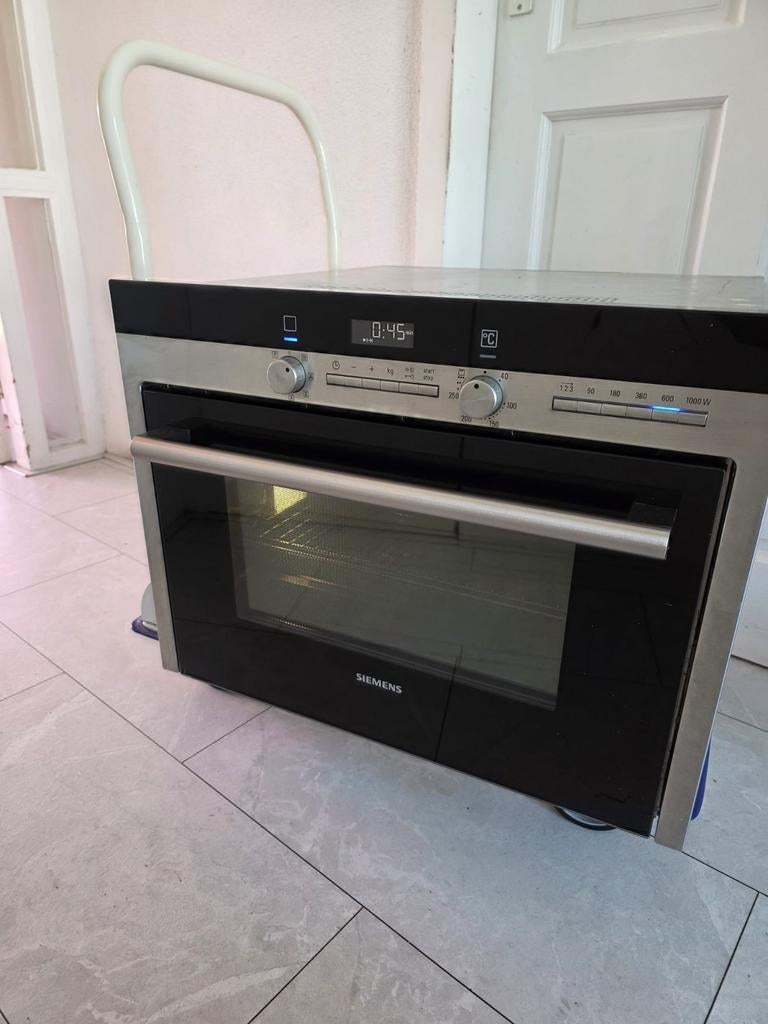 te koop Siemens inbouw combi magnetron, Ophalen, 45 tot 60 cm