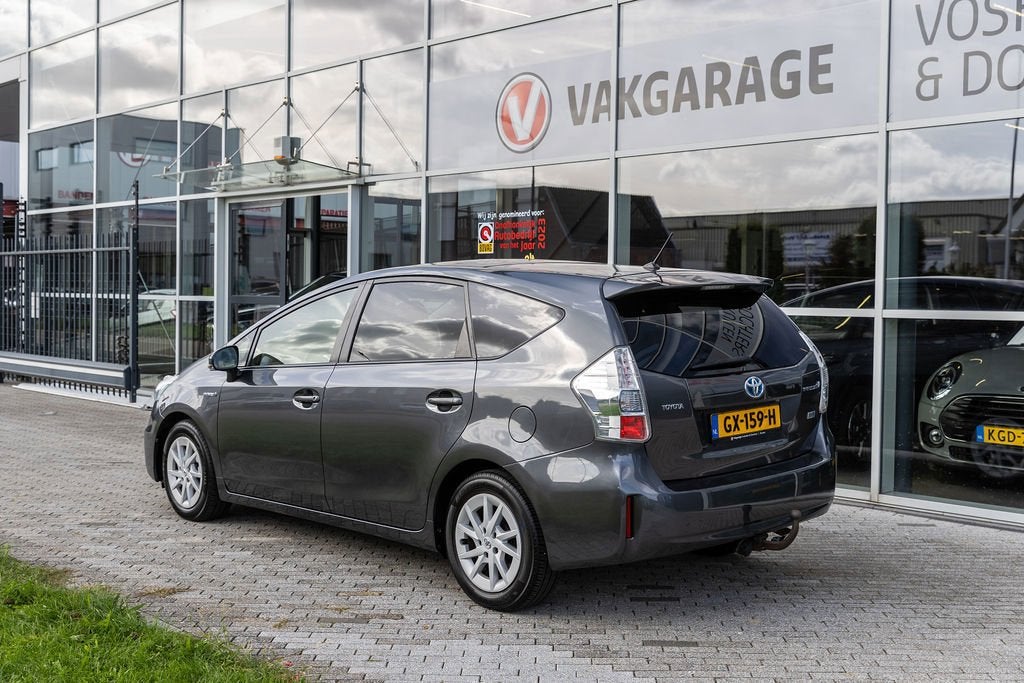 Toyota Prius Wagon 1.8 Aspiration Limited 7 pers. Trekhaak, Gebruikt, Zwart, 4 cilinders, 7 stoelen
