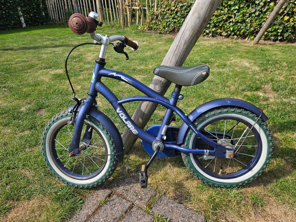 Mooie volare Blue Cruiser Kinderfiets 14 inch, Ophalen, Terugtraprem, Gebruikt, Volare