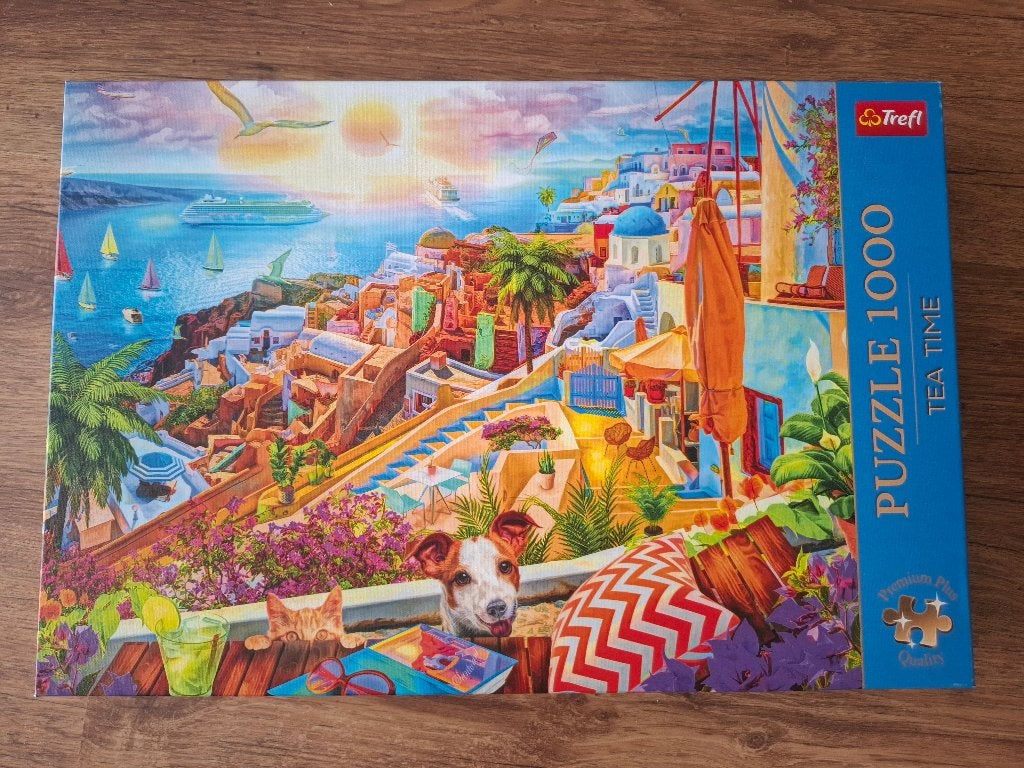 Tea Time - TREFL Puzzel - 1000 Stukjes, Ophalen of Verzenden, 500 t/m 1500 stukjes, Zo goed als nieuw, Legpuzzel