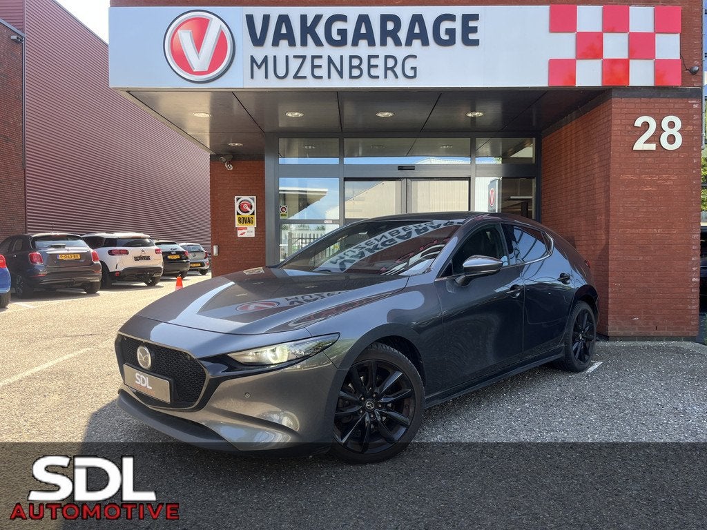 Mazda 3 2.0 e-SkyActiv-X M Hybrid 180 Luxury // HEAD-UP DISP, Auto's, Mazda, 1998 cc, Gebruikt, Zwart, 4 cilinders